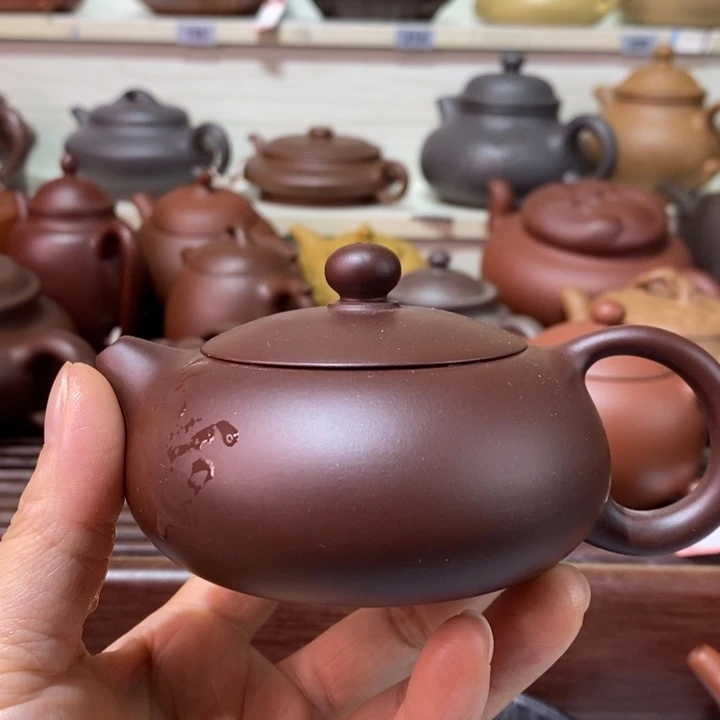 茶壶紫砂微瑕处理一把