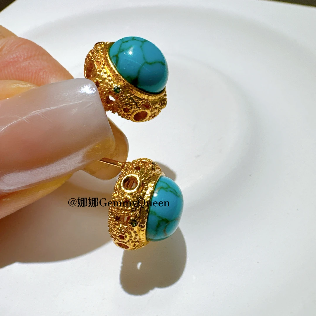 铜合金珐琅耳饰 娜娜GemmyQueen耳环GQ06369