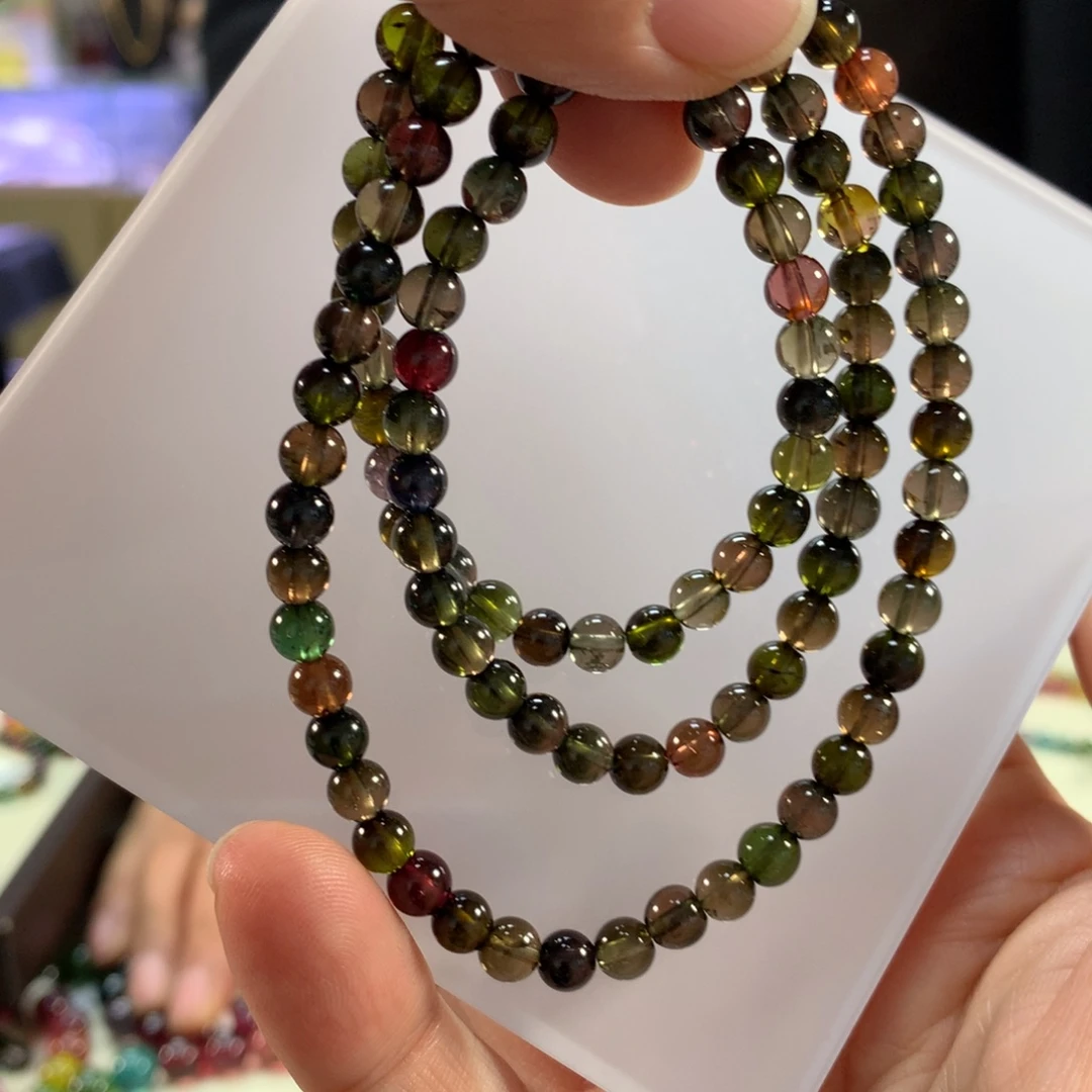 未镶嵌碧玺手链5.8左右