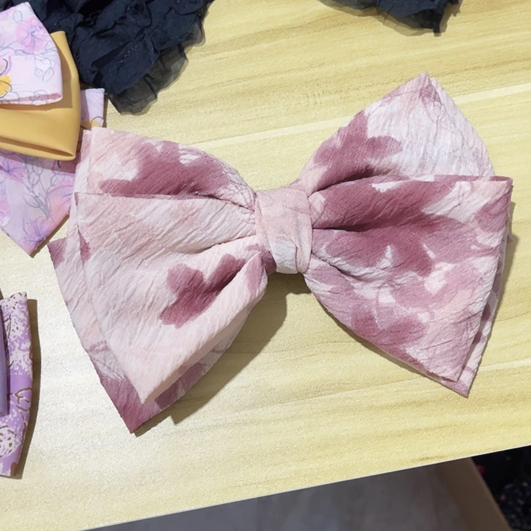 布艺铁合金蝴蝶结发夹