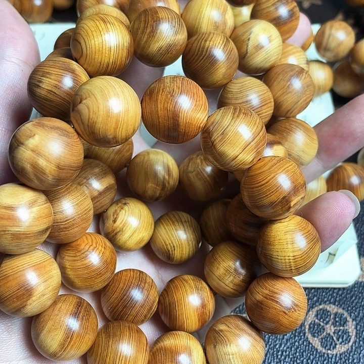 柏木（崖柏）手串/手链崖柏白粉骨料1.8