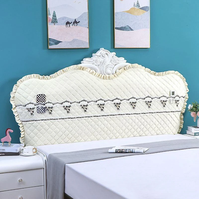 新疆西藏包邮定做弧形半圆异形欧式床头套罩床头罩凹凸床头罩新款