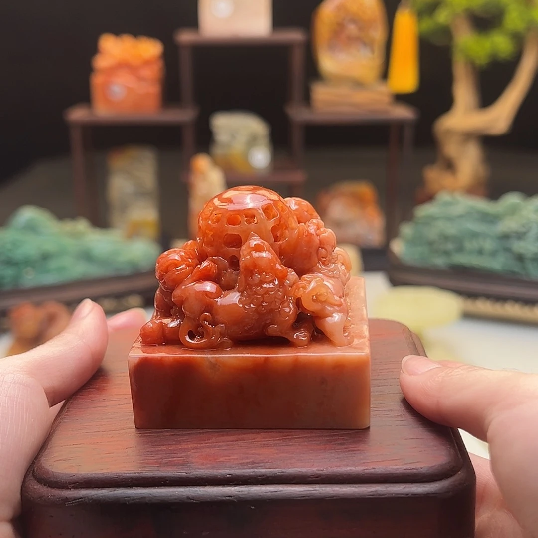 寿山石印石手工制作