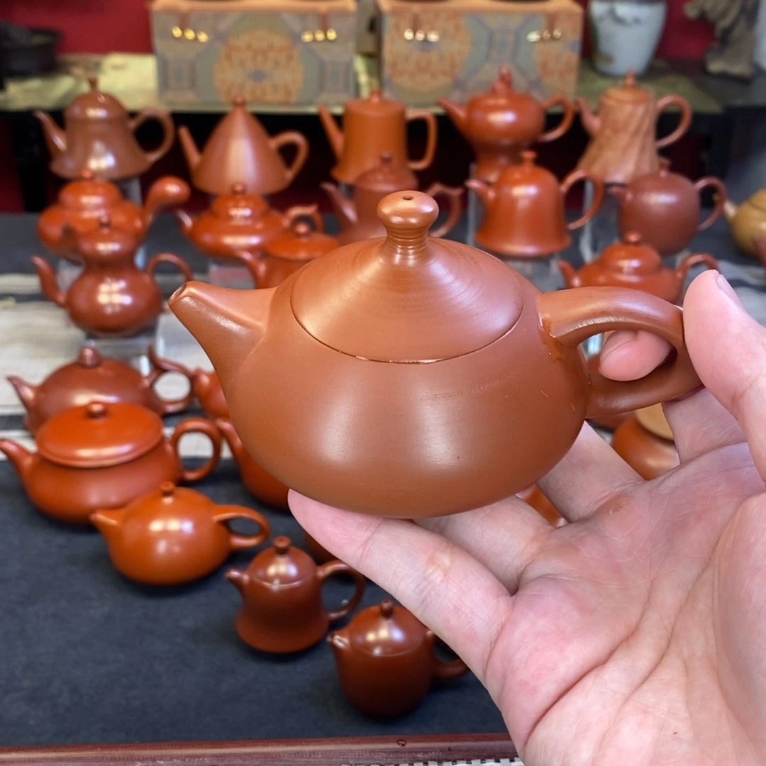 潮***动茶壶紫砂潮州手拉壶手拉壶