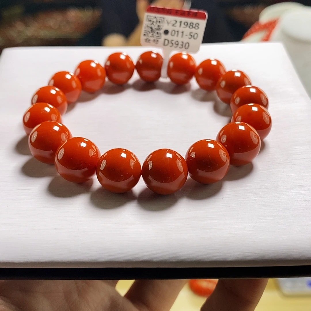 未镶嵌云端  12mm  多样性发一南红玛瑙