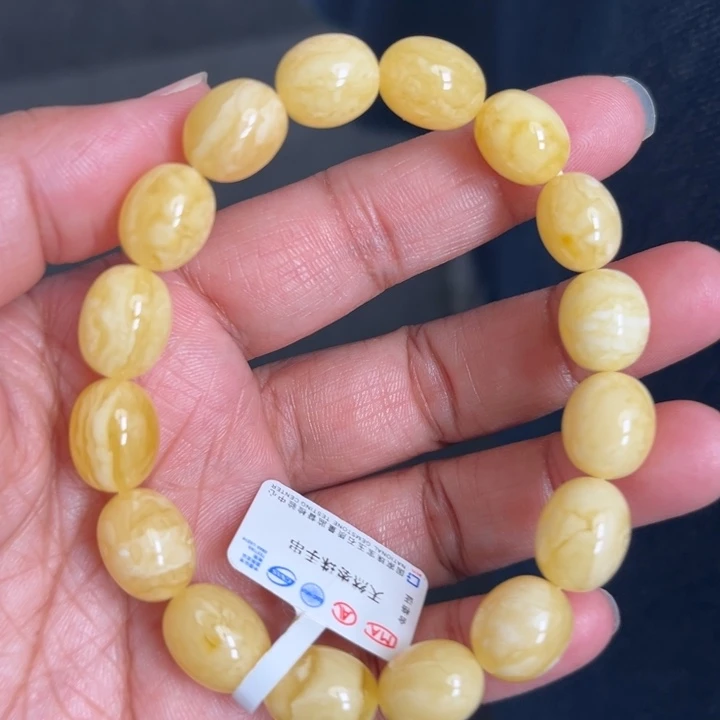 琥珀未镶嵌珠宝奇石M19号10+虎皮妖花枣珠