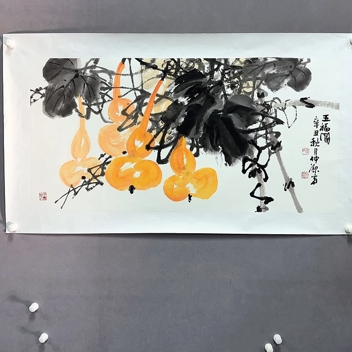 国画亲笔手绘放心去藏