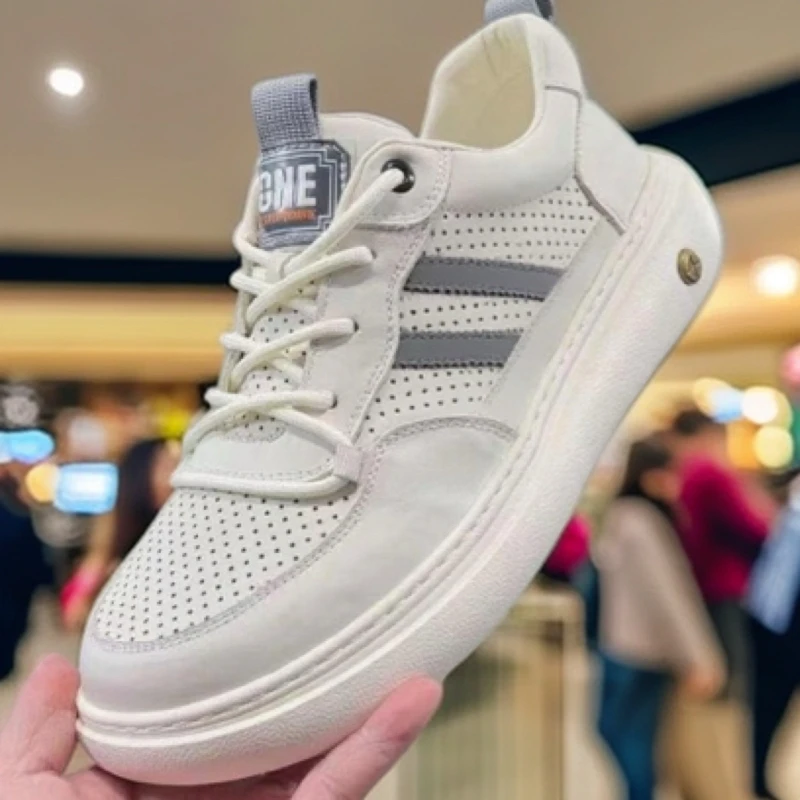 夏季新款运动鞋头层牛皮发泡底超轻休闲复古百搭时尚软底软面9066