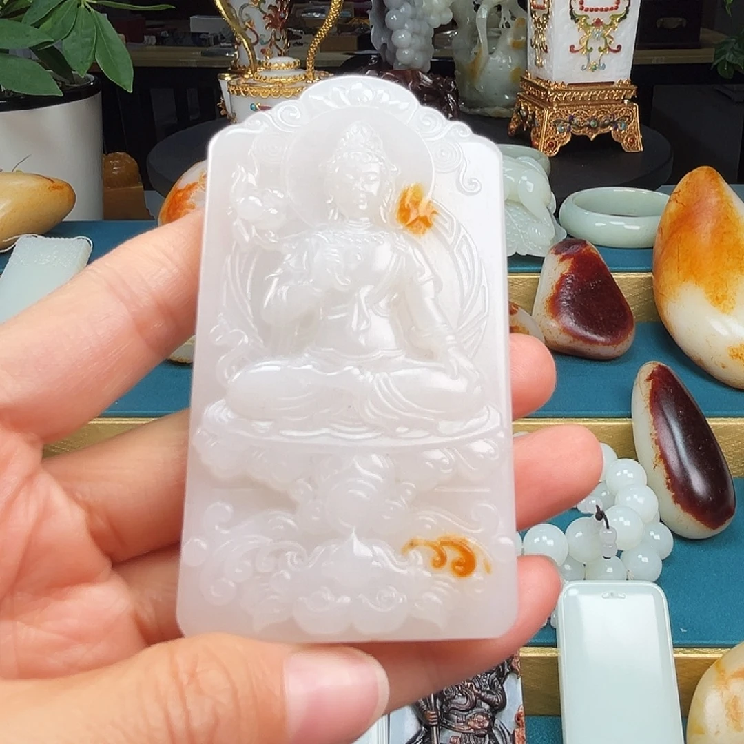 凡门玉府 精品 和田玉 观音