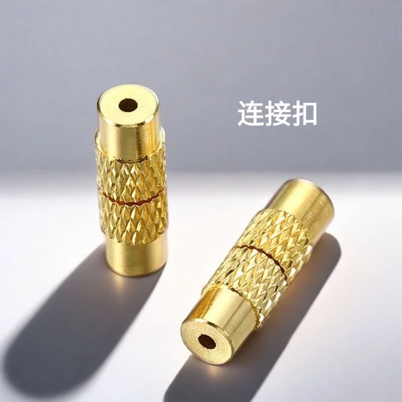项链扣螺丝扣串珍珠项链螺旋扣手链搭链扣头接头连接扣子DIY配件