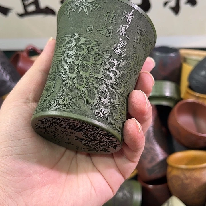 茶杯紫砂全手工紫砂主人杯