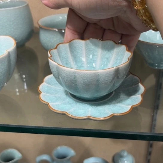 瓷片陶瓷茶具汝瓷茶具