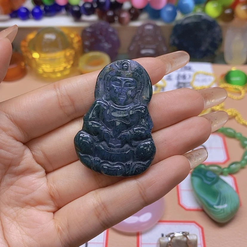 【闪购商品】玛瑙/玉髓颈饰合金蓝****阁