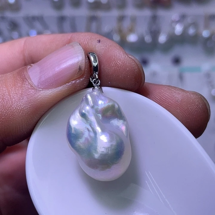 未镶嵌颈饰淡水珍珠14