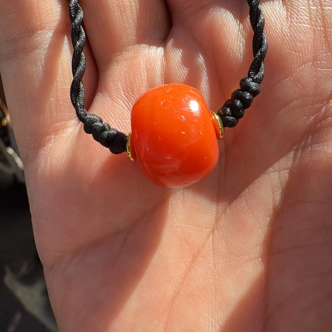 南红玛瑙未镶嵌颈饰