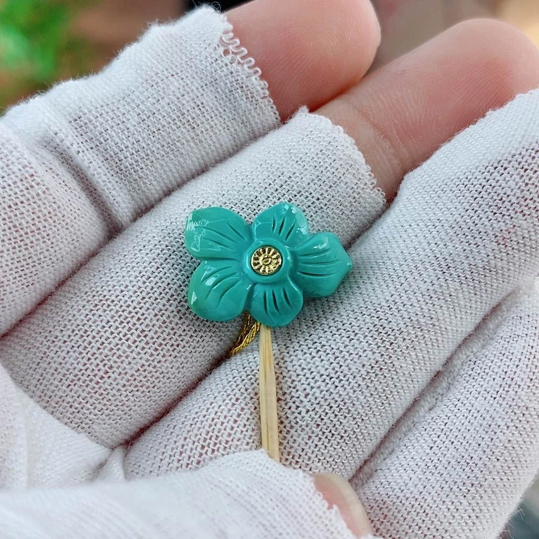 绿松石珠宝奇石未镶嵌