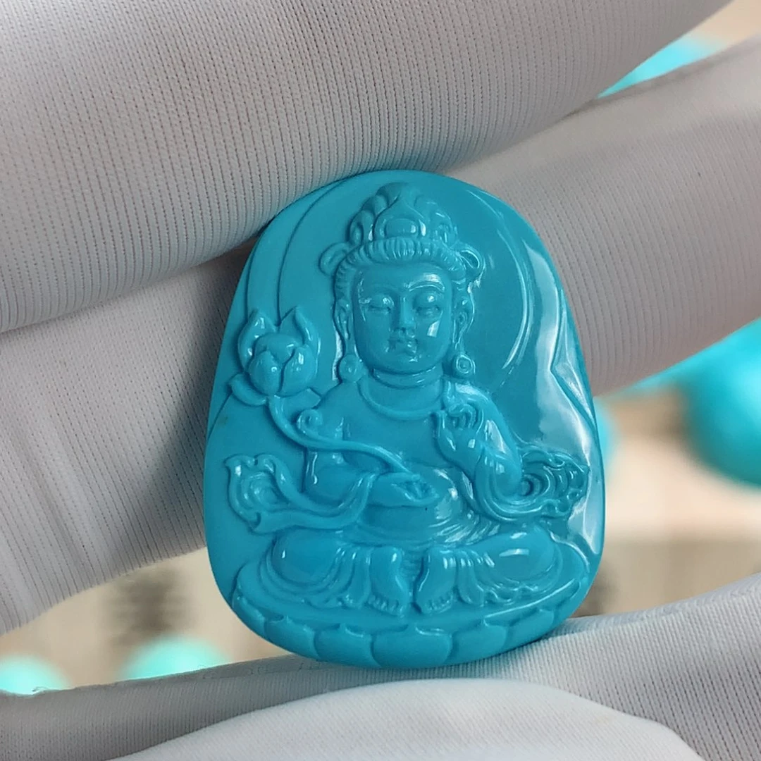 绿松石挂件未镶嵌