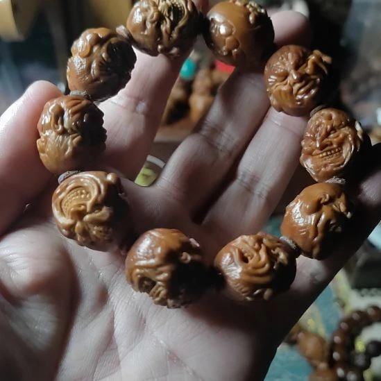 橄榄核手串/手链恶僧周派高定20嘎嘎红