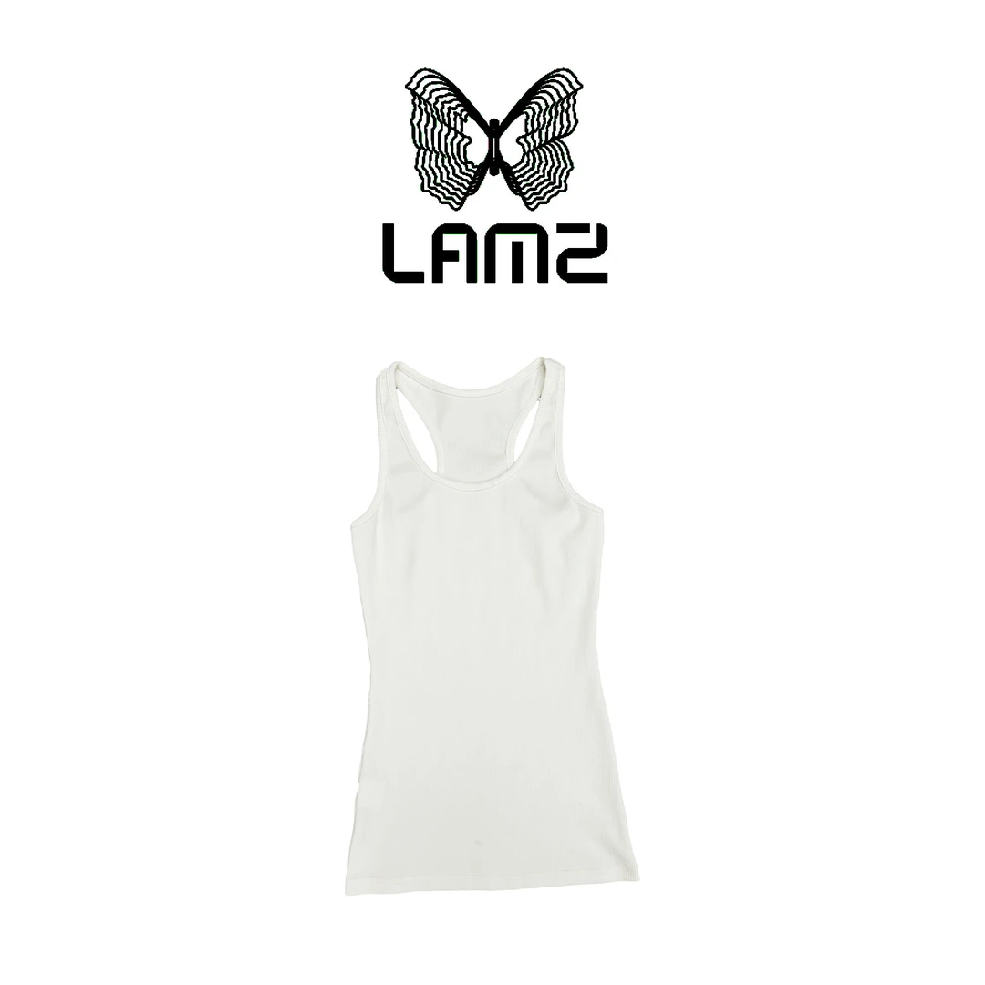 lamz 辣妹风宽松型背心吊带百搭舒适运动简约打底 Lamz03DX023