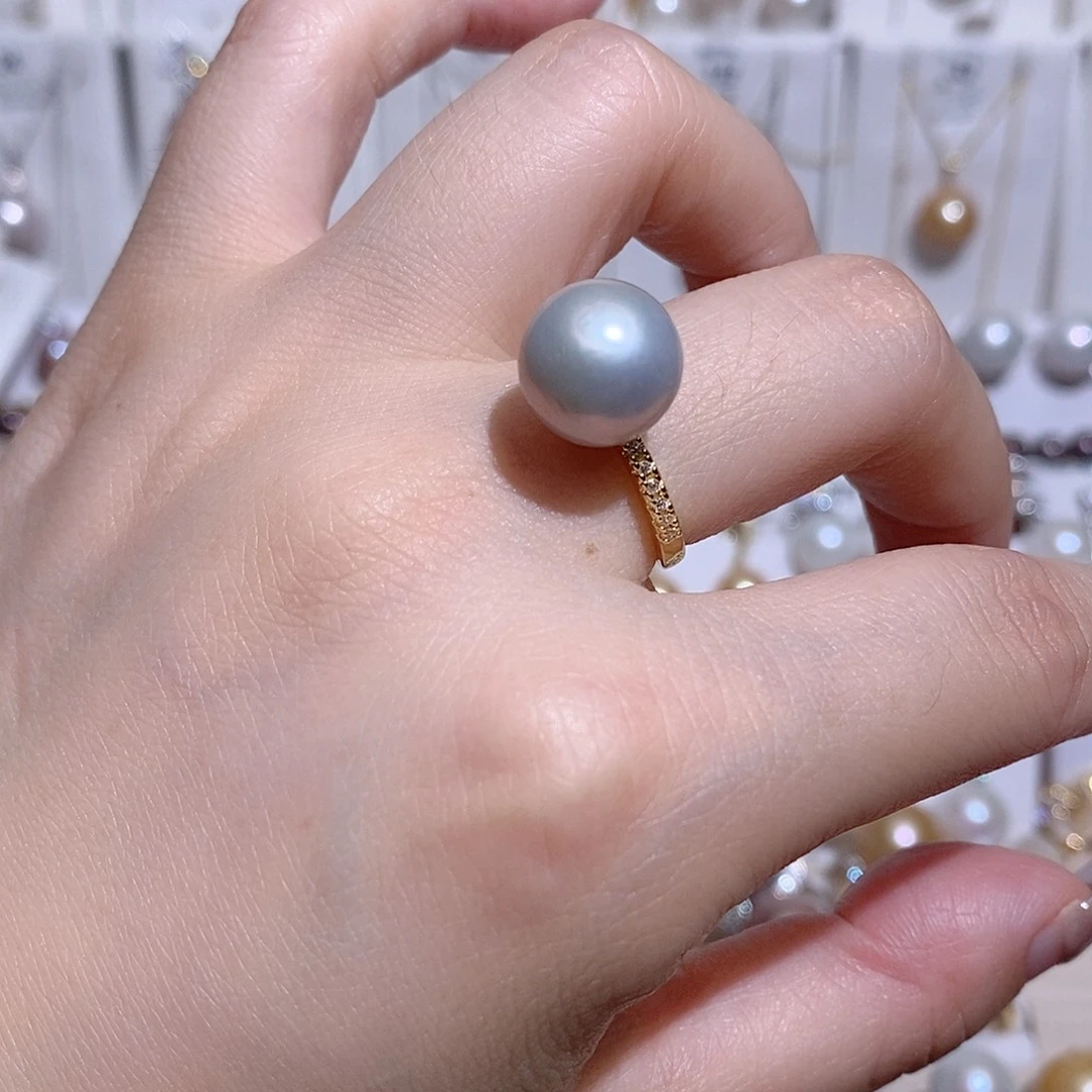 戒指未镶嵌淡水珍珠s y