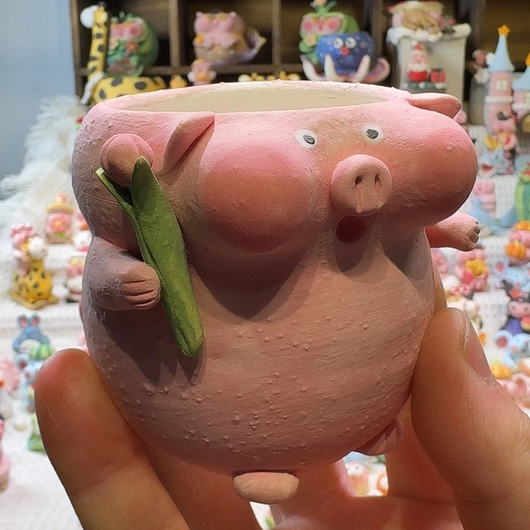 厂家直销手工花盆摆件