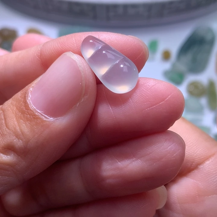 定制翡翠未镶嵌高冰豆子