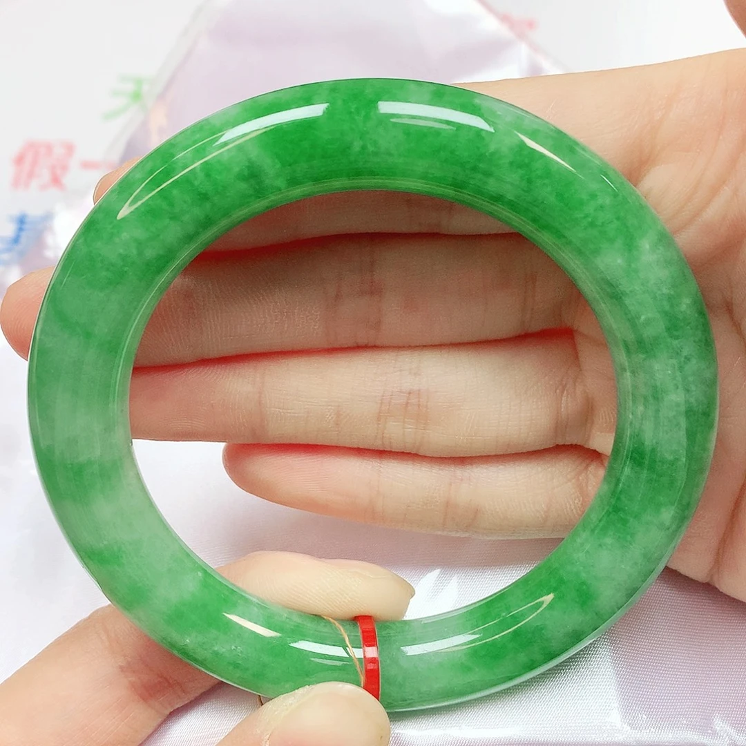 翡翠未镶嵌手镯翡翠手镯56圆