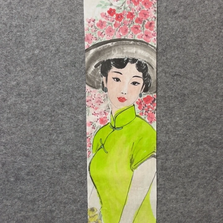 竖款大鱼书画艺术作品