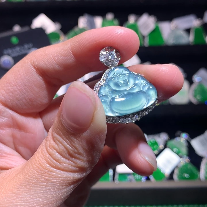 【闪购商品】颈饰银S925镶嵌翡翠