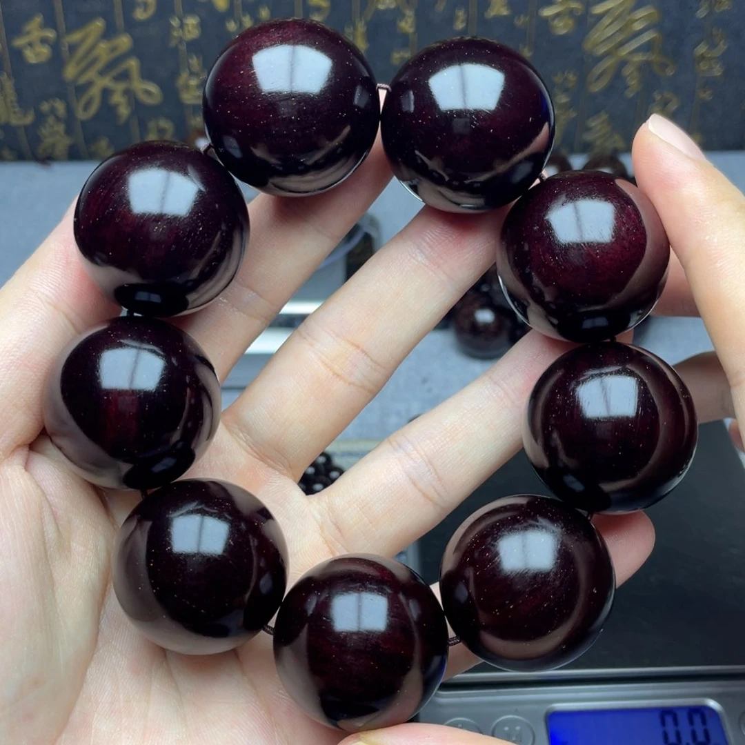 檀香紫檀（小叶紫檀）3.0 9颗 千年老料金星