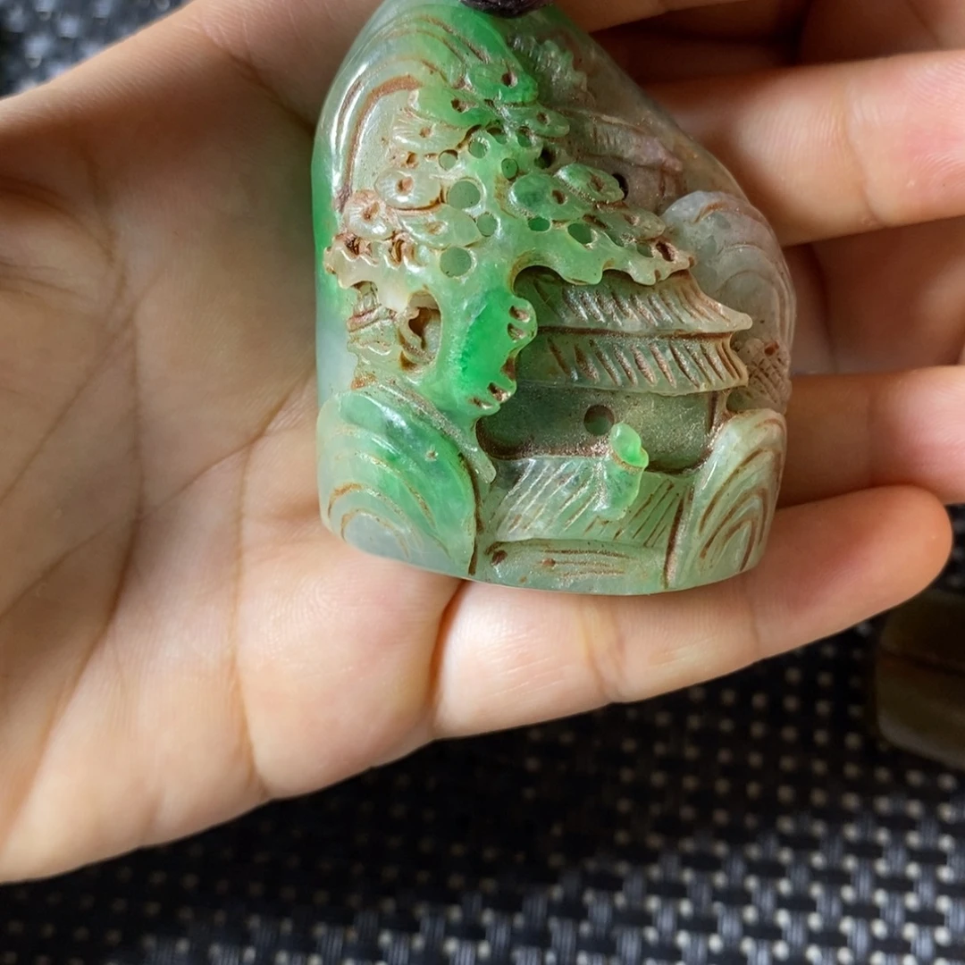 吊坠白玉菩提摆件