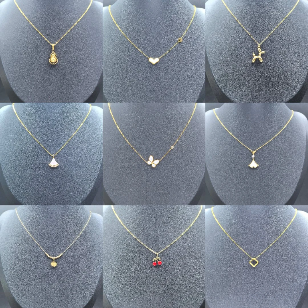 钛钢项链 一诺高定 轻奢时尚不掉色高定气质韩版素款女士百搭项链