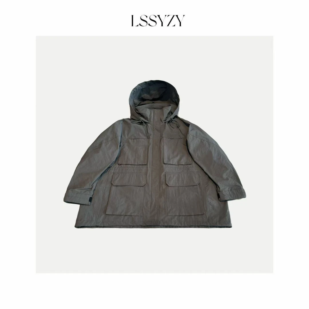 小众设计师款户外连帽休闲外套DY258206#