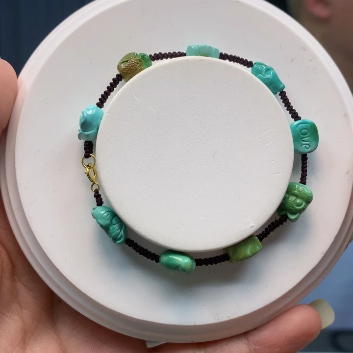 绿松石未镶嵌单圈