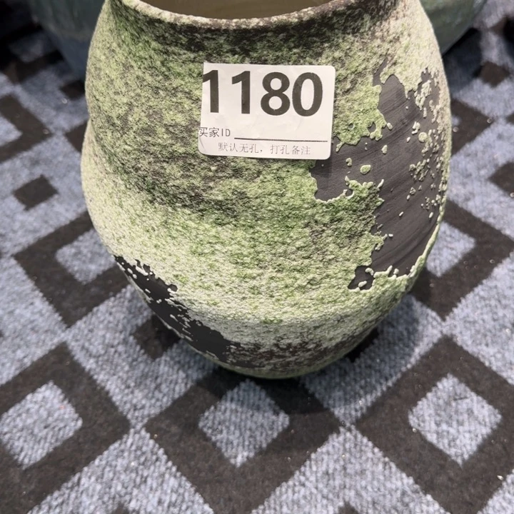 *****瓷片景德镇高温花器编码1180高32口13默认无孔