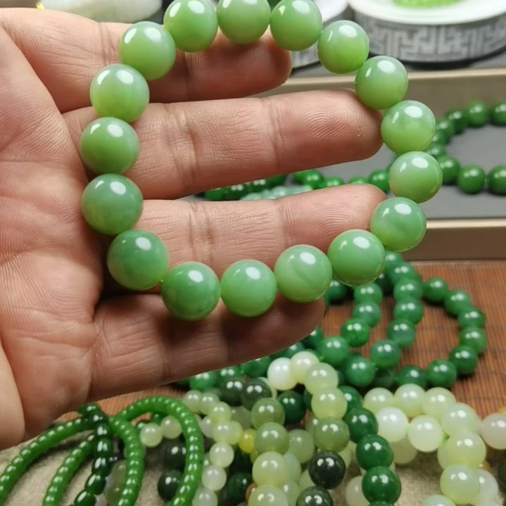 和田玉未镶嵌手链