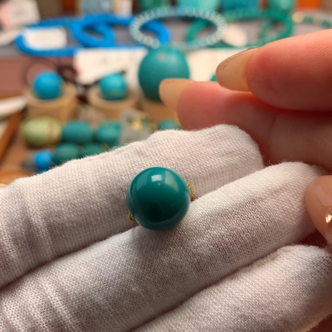 绿松石未镶嵌绿松石11.1mm