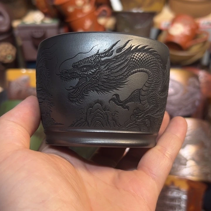 茶杯紫砂宜兴紫砂主人杯