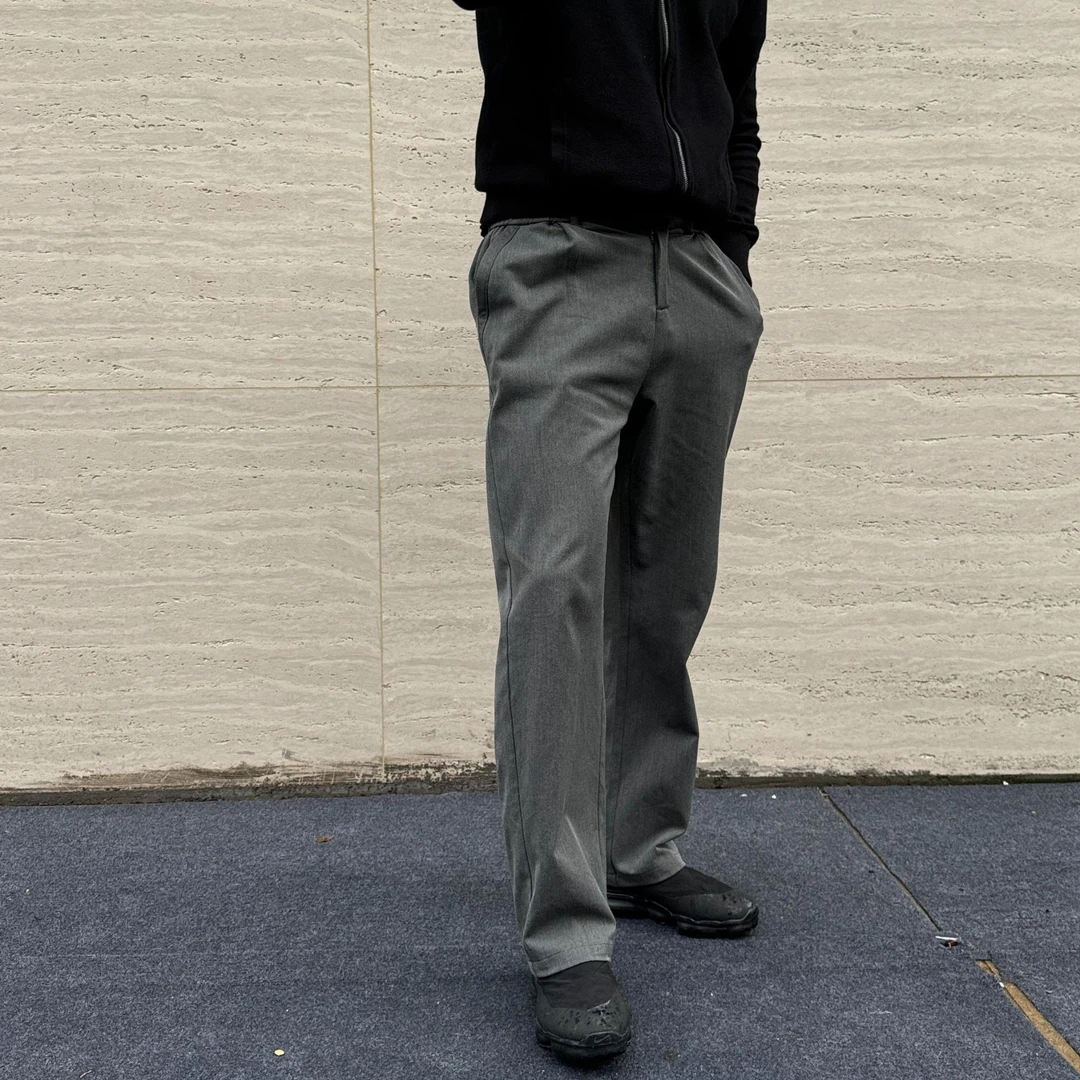 GTAL美式行政西裤凉感直筒垂感休闲裤基础通勤商务西服裤纯色长裤