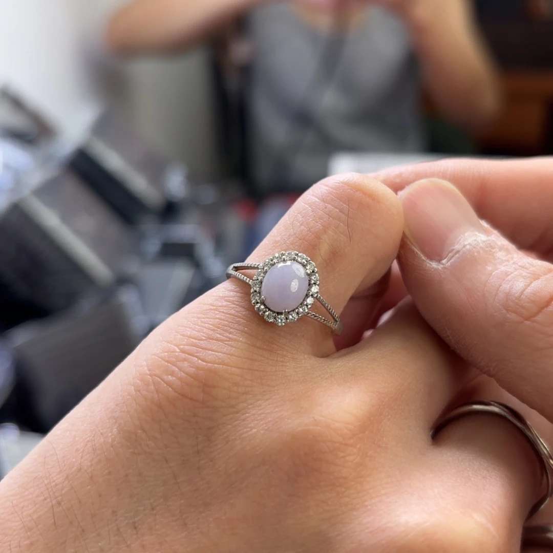 翡翠银S925镀金镶嵌颈饰