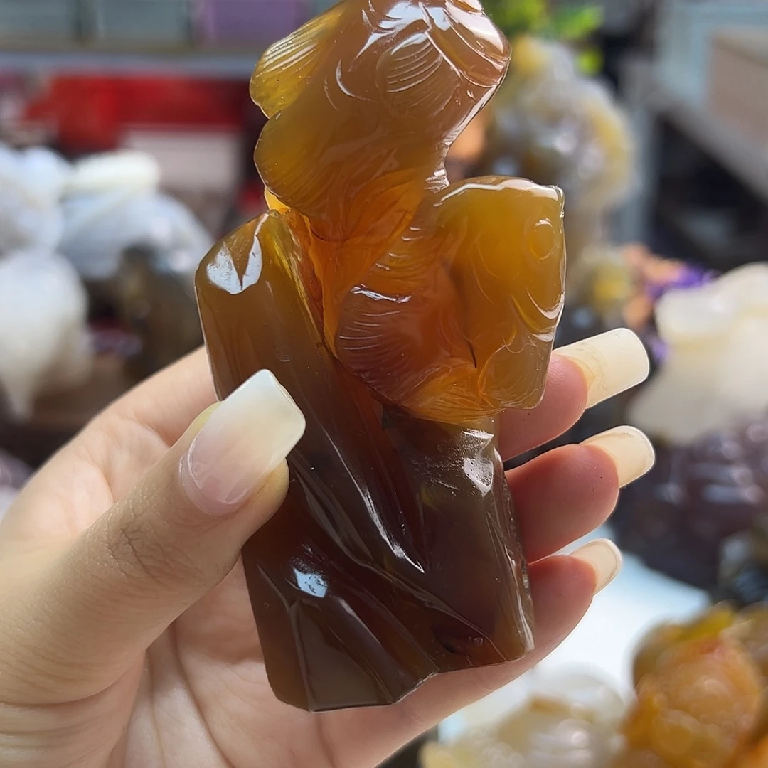 玛瑙/玉髓未镶嵌吊坠(不含链)