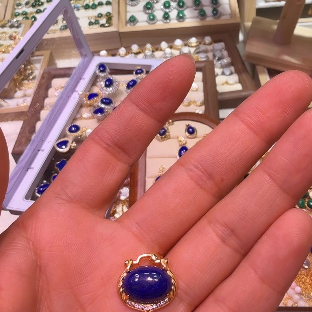 A***0未镶嵌戒指烟晶青