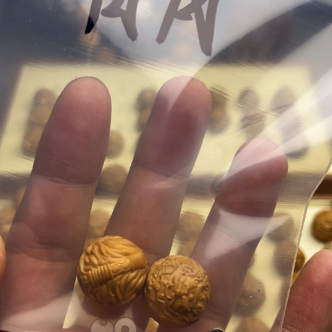 清***月猴头核桃吊坠单颗2颗