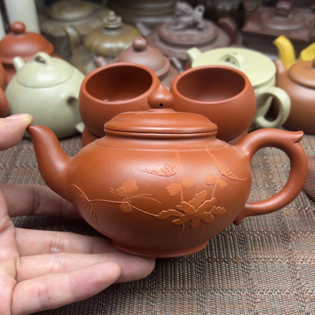 茶壶紫砂宜兴原矿紫砂壶350毫升容量