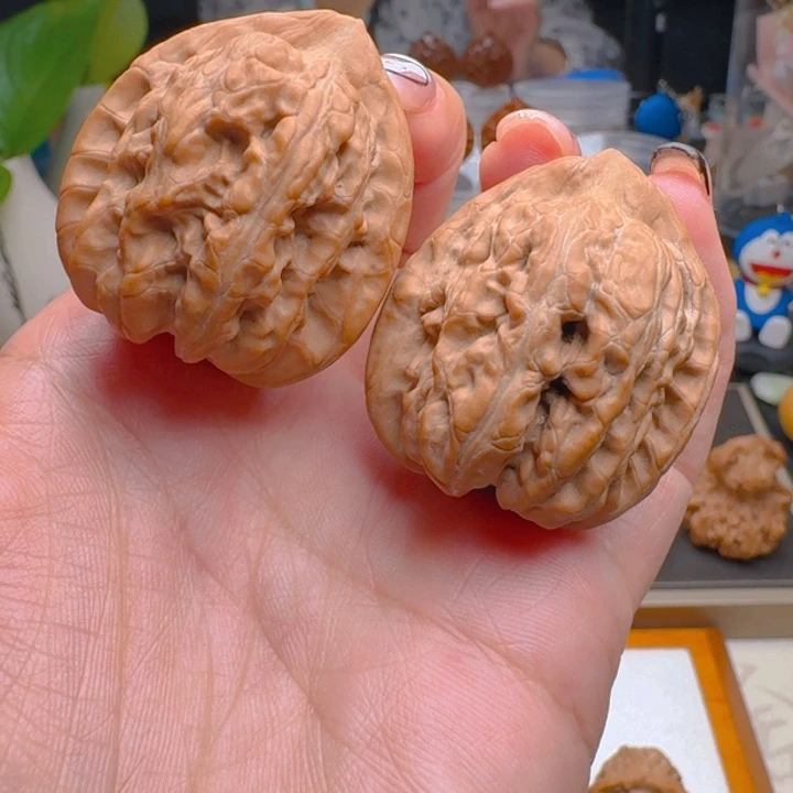 核桃把件33赤龙鸡心
