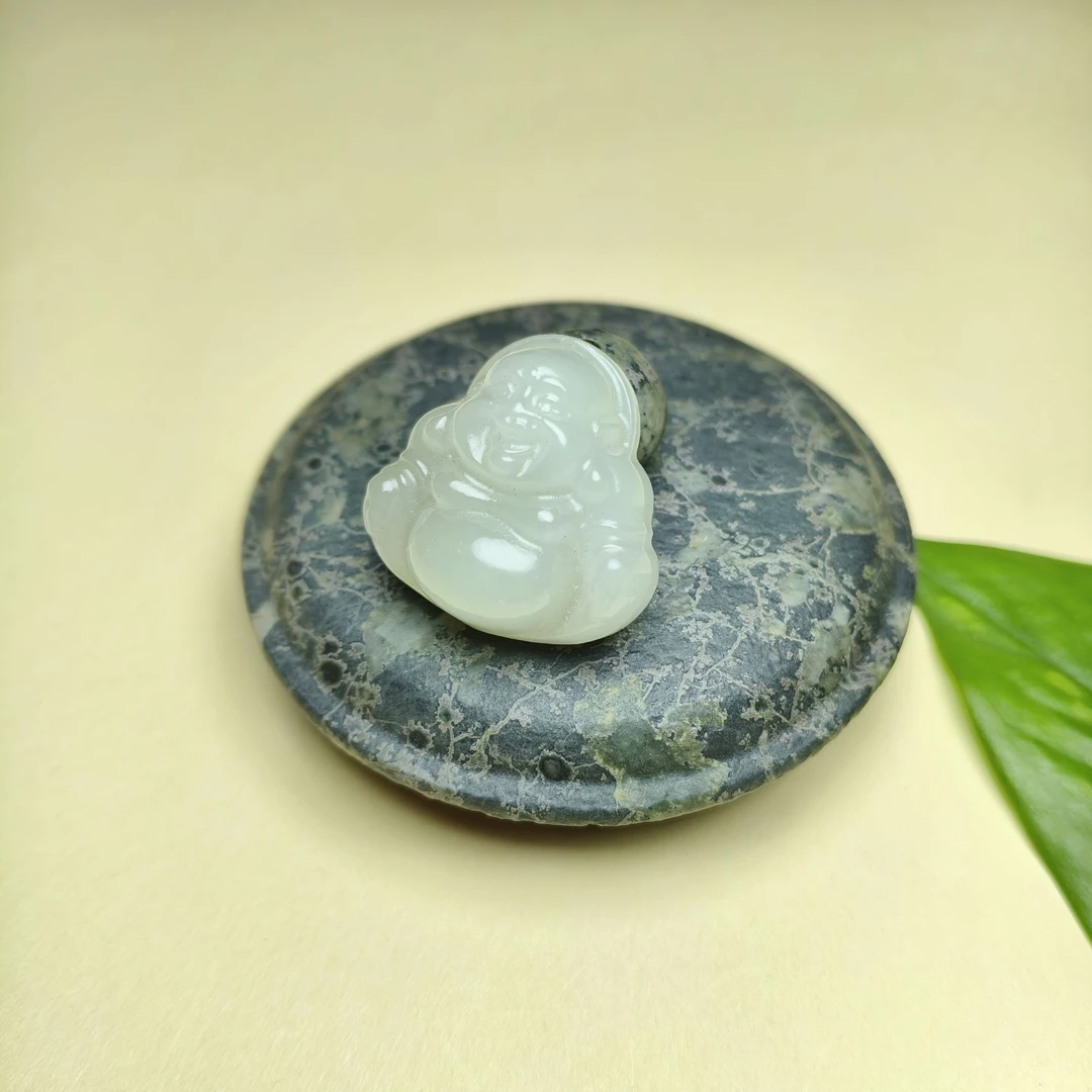 和田玉弥勒佛吊坠