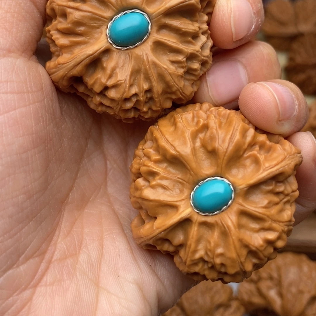 文玩核桃把件660号41灯全