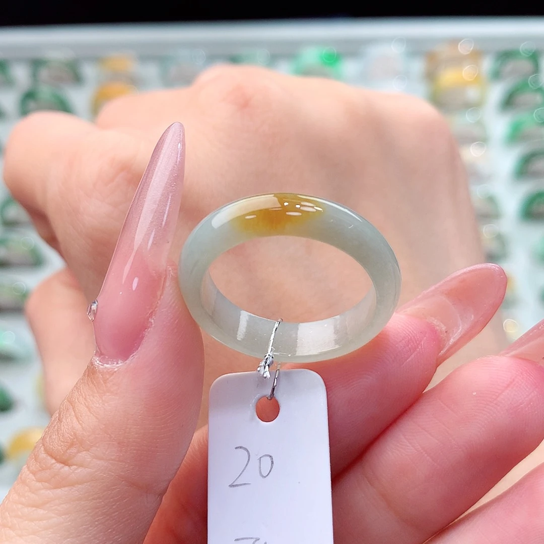 翡翠戒指未镶嵌20号