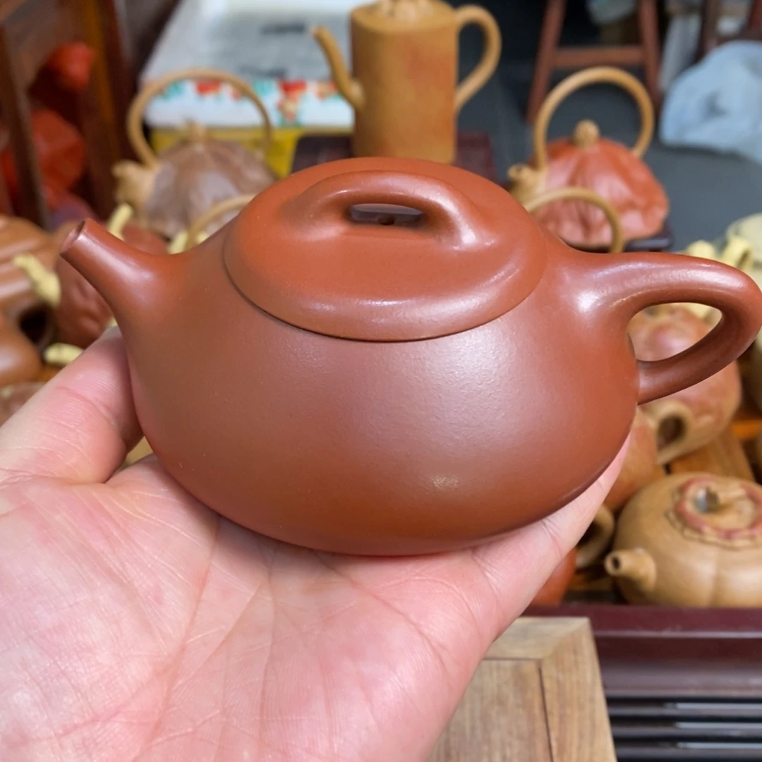 茶壶紫砂紫砂壶红清水耐瓢