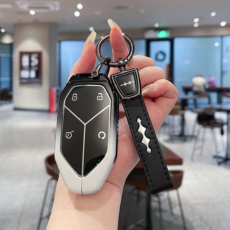 方程豹5钥匙套专用豹五豹8豹3汽车金属保护壳23款扣男